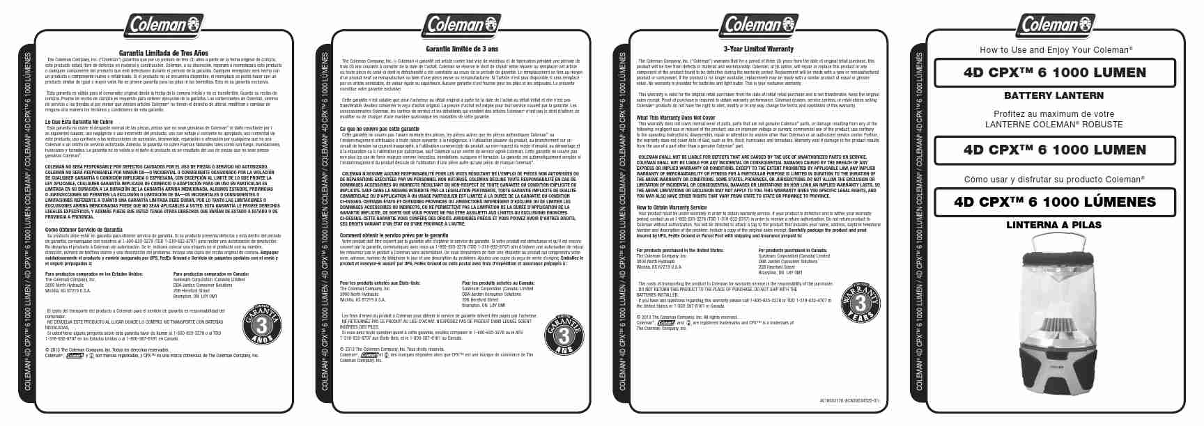 Coleman Camping Equipment 4D CPX 6 1000 LUMEN-page_pdf